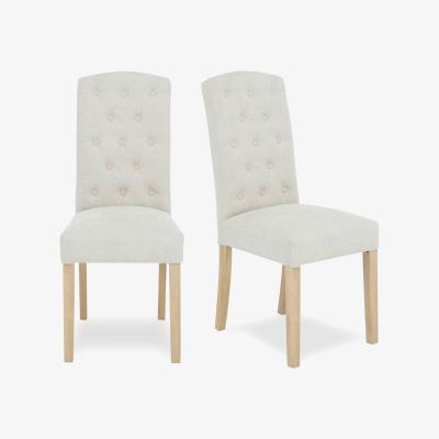 Furniture Village Moore Pair of Upholstered Dining Chairs