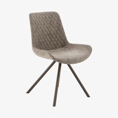 Furniture Village Rocket Pair of Faux Leather Dining Chairs