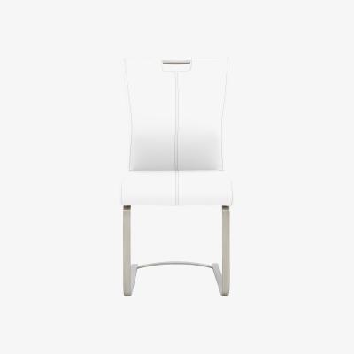 Furniture Village Ideas Handle-Back Dining Chair with Square-Edged Cantilever Base with Curve Detail