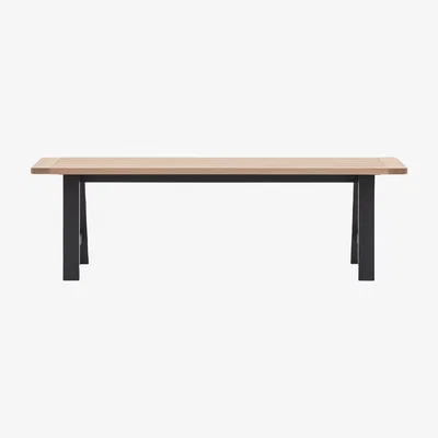 Furniture123 Eton Trestle Dining Bench Navy - Caspian House