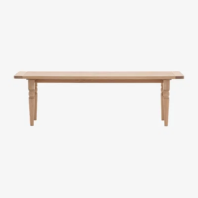 Furniture123 Large Eton Dining Bench Natural - Caspian House