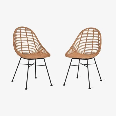 Graham & Green Set of Two Hampstead Scoop Chairs