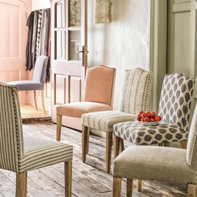 Graham & Green Graham and Green Alba Olive Velvet Dining Chair