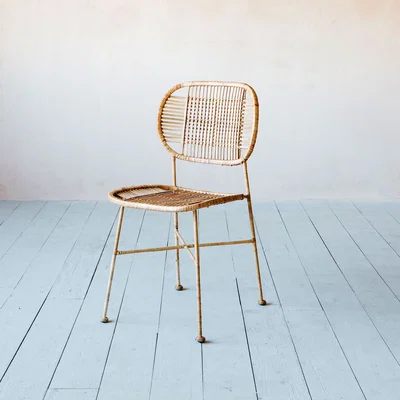 Graham & Green Ola Graphic Weave Rattan Chair