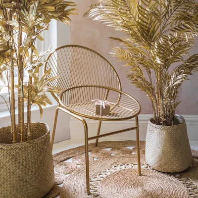 Graham & Green Overlapping Circles Wire Chair