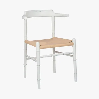 Graham & Green White Elm Wood and Paper Chair