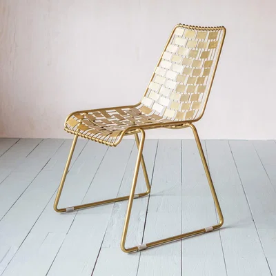 Graham & Green Kobi Gold Wire Chair