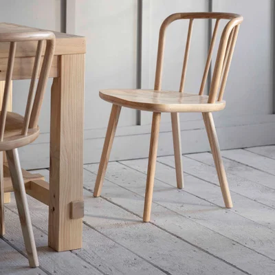 Graham & Green Set of Two Ash Uley Chairs