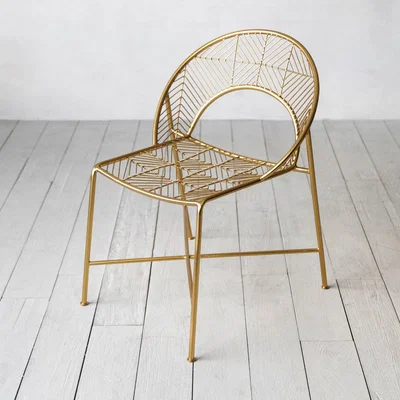 Graham & Green Antiqued Gold Morganna Chair