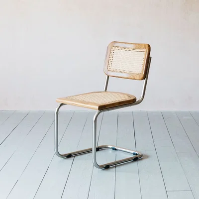 Graham & Green Recycled Teak and Chrome Chair
