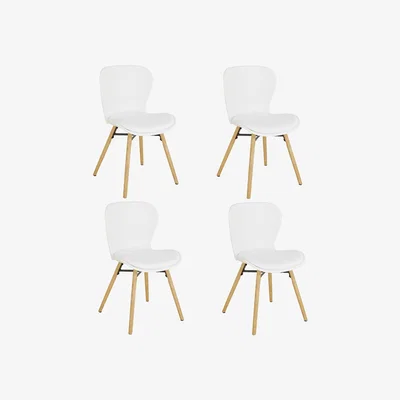 Habitat Habitat Etta Plastic Dining Chair - White