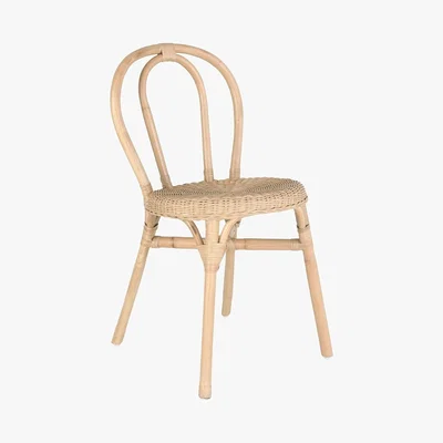 Habitat AVERY Pair of natural rattan dining chairs