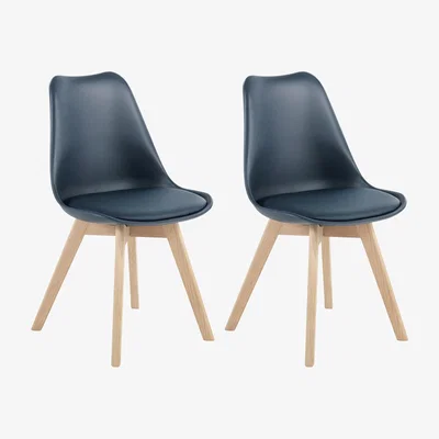 Habitat Habitat 6 Jerry Dining Chairs - Blue