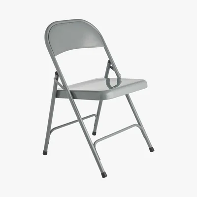 Habitat Habitat Macadam Metal Folding Chair - Grey, Grey