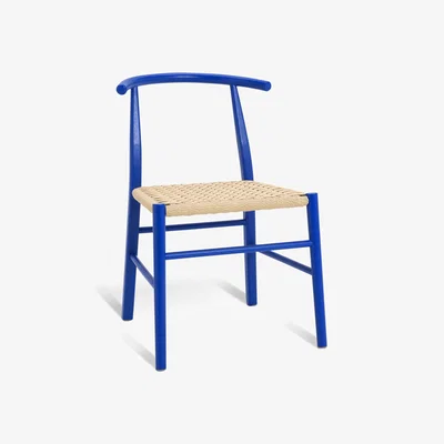 Habitat Habitat 60 Scottie Oak Dining Chair - Blue