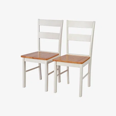 Habitat Habitat Chicago Pair of Dining Chairs - Two Tone