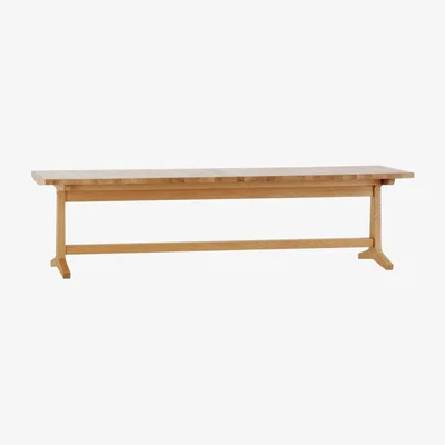 Habitat Habitat Parker 4 Seater Oak Dining Bench - Oak