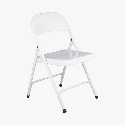 Habitat Habitat Macadam Metal Folding Chair - White, White