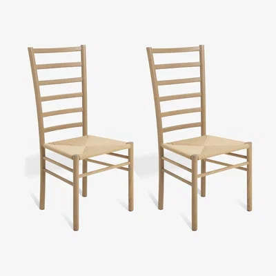 Habitat Habitat Laurie Pair of Oak Dining Chairs - Natural