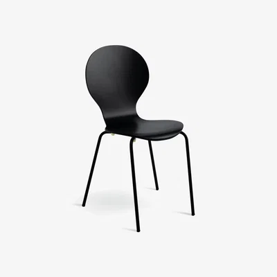 Habitat Habitat Bentwood Metal Dining Chair - Black