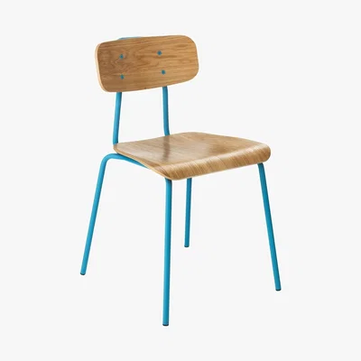Habitat Habitat Hester Pair of Stackable Dining Chair - Blue