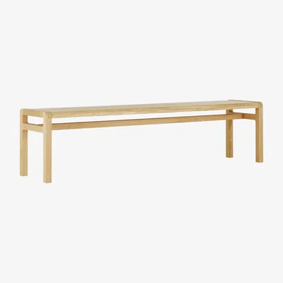 Habitat Habitat Radius 4 Seater Solid Oak Dining Bench - Oak