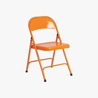 Habitat Habitat Macadam Metal Folding Chair - Orange