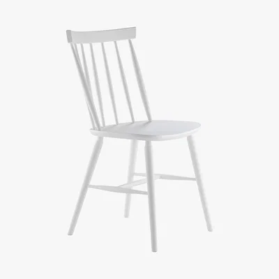 Habitat Habitat Talia Pair of Spindle Back Dining Chair - White