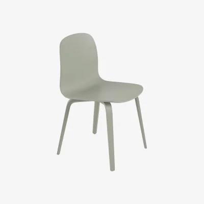 Heal's Muuto Visu Chair Wood Base Dusty Green