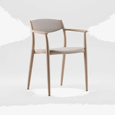 Heal's Artisan Nila Dining Chair Oak White Pigmented Oil