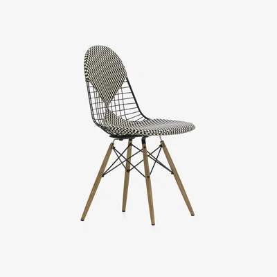 Heal's Vitra Eames DKW 2 Wire Chair Hopsak F200 Checker Bikini - Heal's UK Furniture