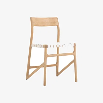 Heal's Gazzda Fawn Dining Chair in Oak and White Webbing