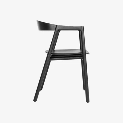 Heal's Gazzda Muna Chair in Black Lacquered Oak