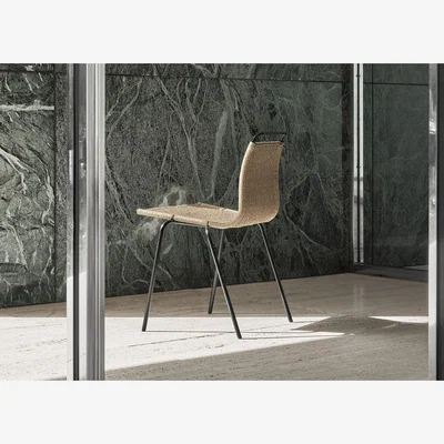 Heal's Carl Hansen & Son PK1 Chair Black Frame Natural Paper Cord