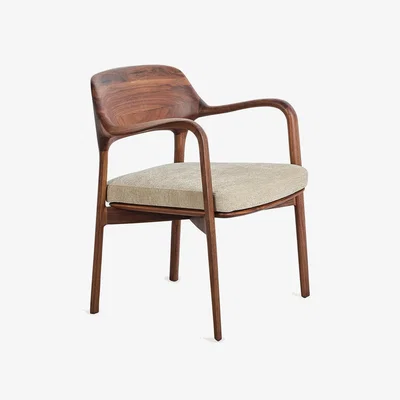 Heal's Heal's Ella Dining Chair Canaletta Walnut