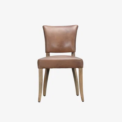 Heal's Timothy Oulton Mimi Dining Chair Destroyed Raw Leather - Heal's UK Furniture
