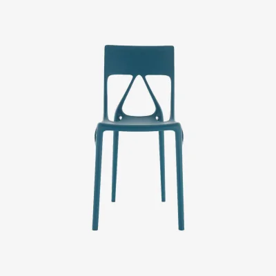 Heal's Kartell A.I. Lite Chair Moka Set of 2