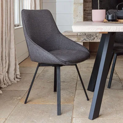 IO Living Gaudi Dining Chair – Dark Grey (2 pk)