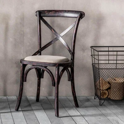 IO Living The Cross Dining Chair (2pk) - Black