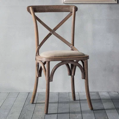 IO Living The Cross Dining Chair (2pk) - Natural