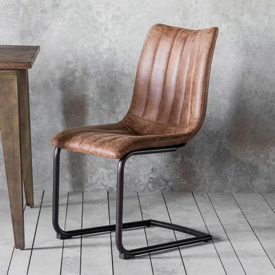 IO Living The Edwards Dining Chair in Brown (2pk)
