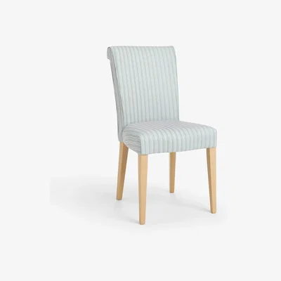 John Lewis John Lewis Evelyn Stripe Dining Chair, Light Green