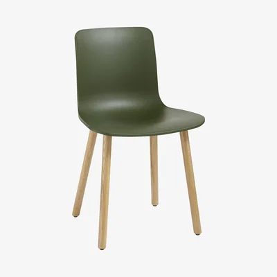 John Lewis Vitra HAL Chair, Light Oak Leg, Ivy