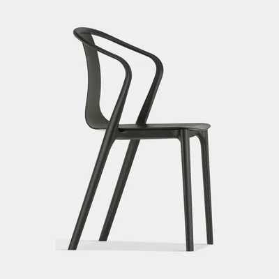 John Lewis Vitra Belleville Dining Chair, Deep Black