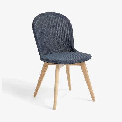 John Lewis Croft Collection Easdale Lloyd Loom Dining Side Chair, Ink