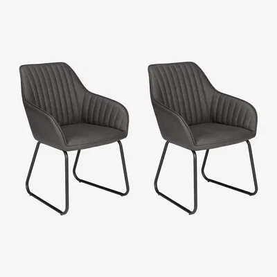John Lewis John Lewis & Partners Brooks Dining Armchairs, Set of 2