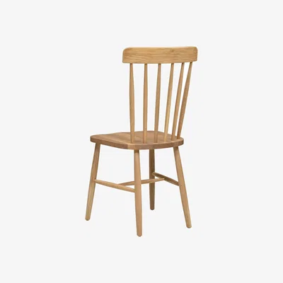John Lewis Cotswold Elkstone Spindleback Dining Chair, Mellow Oak, Set of 2