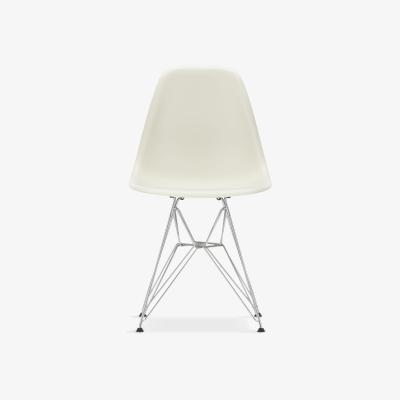 John Lewis Vitra Eames RE DSR Recycled Plastic Chair, Chrome Legs