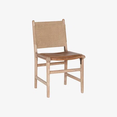 John Lewis nkuku Nayan Dining Chair, Tan