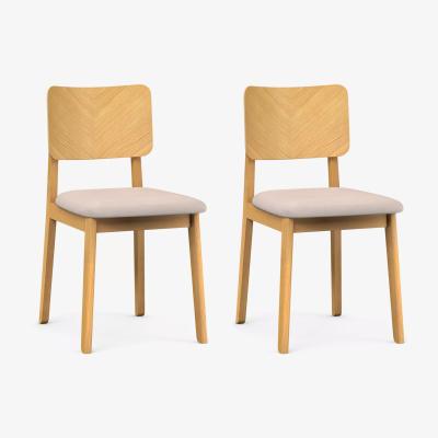 John Lewis John Lewis Fern Dining Chairs, Set of 2, Oak